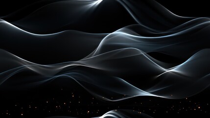 Fototapeta premium Winter Abstract Art with Smooth Lines and Sparkling Textures