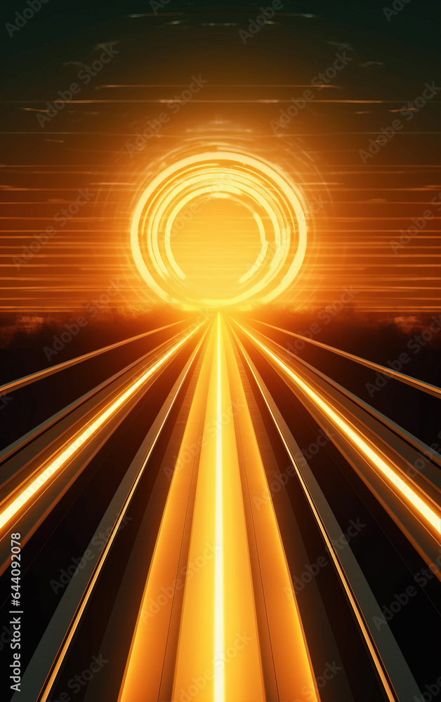 Canvas Prints radial light background,created with generative ai tecnology.