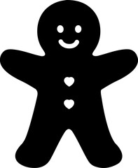 gingerbread man silhouette