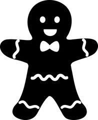 gingerbread man silhouette