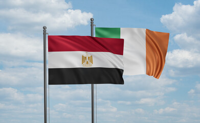 Ireland and Egypt flag