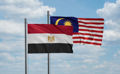 Malaysia and Egypt flag