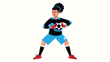 football players, Flat design people characters
