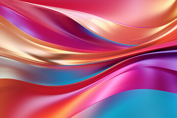 Abstract colorful and wavy background