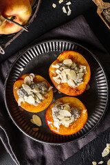 grilled peaches with yogurt and honey