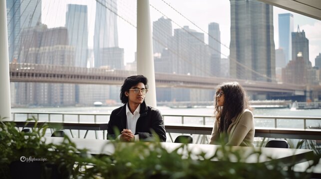 Green Office Space in the Heart of New York City, generative AI