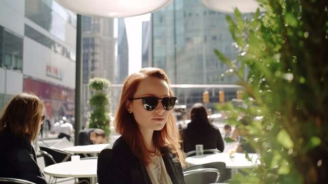 Green Office Space in the Heart of New York City, generative AI