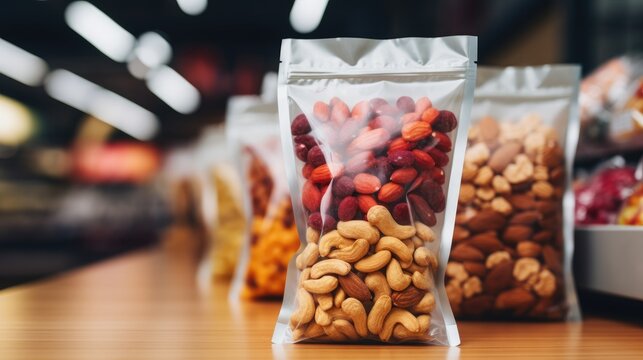 Trail mix in a supermarket