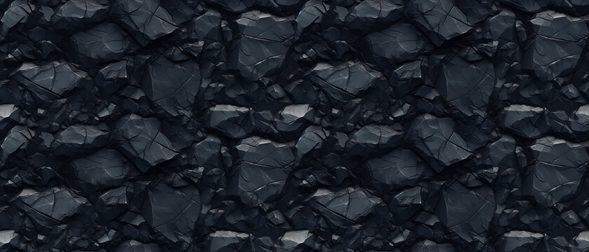 texture sans bord de pierres fonc&eacute;es - seamless