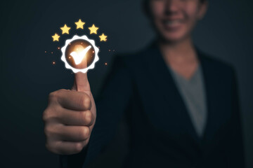 The after-service rating concept to assess the satisfaction of those receiving services.