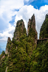 Fototapeta premium Mangshan Wuzhifeng Scenic Area, Yizhang County, Chenzhou City, Hunan Province, China