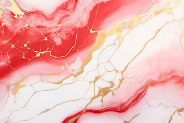 Red, golden and white colours marble style background