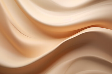 Fototapeta premium A futuristic and minimalist abstract background with a bright, vibrant design in ivory tones. The sculptural, hard lines add an architectural element.