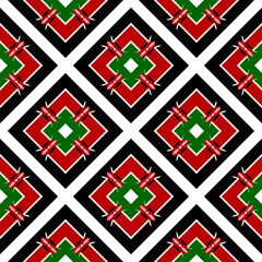 kenyan flag pattern. african background. vector illustration
