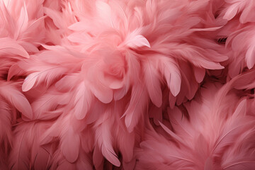 Fototapeta na wymiar Close up of pink feathers