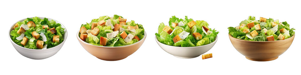 Caesar Salad clipart collection, vector, icons isolated on transparent background