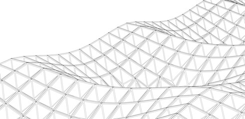 Architectural construction vector illustration