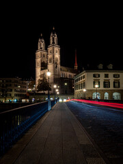 Fototapeta na wymiar Zurich by Night
