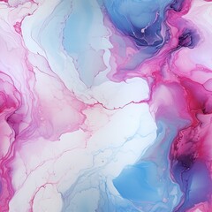 A seamless pattern of watercolor marbles