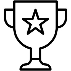 Winner success icon symbol vector image . Illustration of reward champion win championship bedge design image 