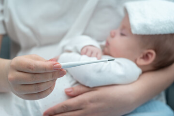 Digital device in a mother's routine, Concept of meticulous infant health monitoring