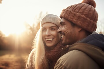 shot of a happy couple spending time outdoors together
