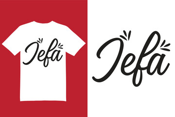 Jafa t shirt design, Christian t shirt design, t shirt design, typography t shirt design - obrazy, fototapety, plakaty