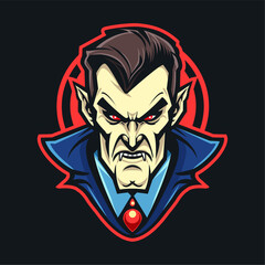 Dracula Mascot Illustration