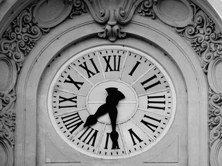 Clock of the CCK building in Argentina, Buenos Aires