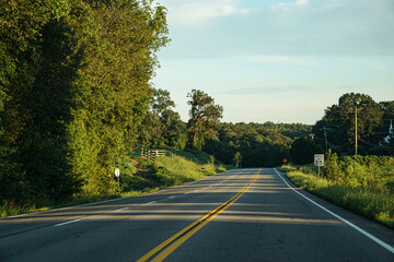 road in the countryside