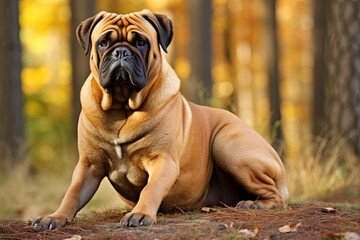 Bullmastiff Dog - Portraits of AKC Approved Canine Breeds