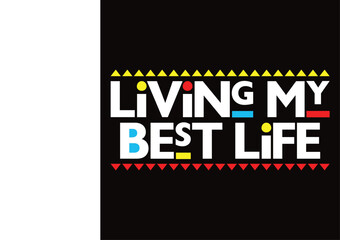 Stylish , fashionable  and awesome black history month quotes typography  illustrator