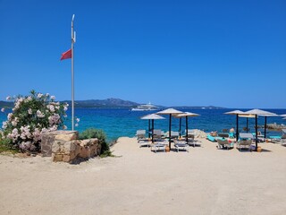 plage de Porto Rotondo en Sardaigne Italie