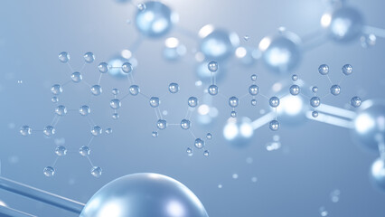 lotilaner molecular structure 3d, flat model, isoxazoline ectoparasiticide, structural chemical formula view from a microscope