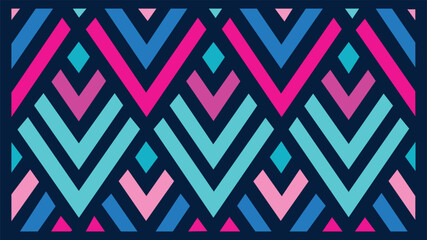 Screen patterns, Pattern vector design color blue, and pink. illustration background art.
