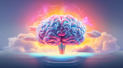 Explosive Fusion of Human and AI Intelligence: A Brain Bursting with Creative Genius and Machine Learning