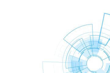 Sci fi futuristic user interface, HUD, Technology abstract background , Vector illustration.	
