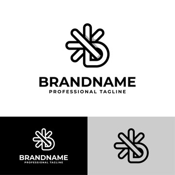 Letter B Star or BX Logo, suitable for any business with B, BX, or XB initials
