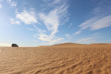 sand dunes and sky