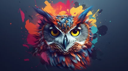 Poster owl in the night © Saad