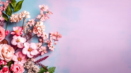 Arrière plan floral - Papier peint avec fleurs