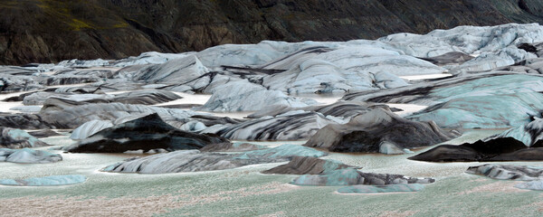 Hoffellsjokull Glacier, Vatnajokull main glacier, Iceland