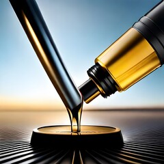 glass of wine on table Created using generative AI tolls