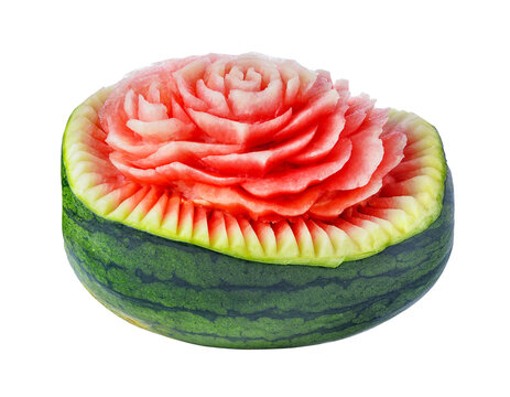 Watermelon carving transparent png