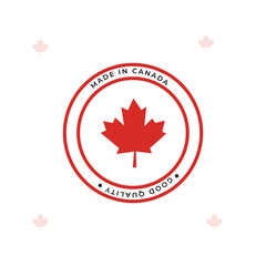 Made In Canada stamp sticker vector illustration
