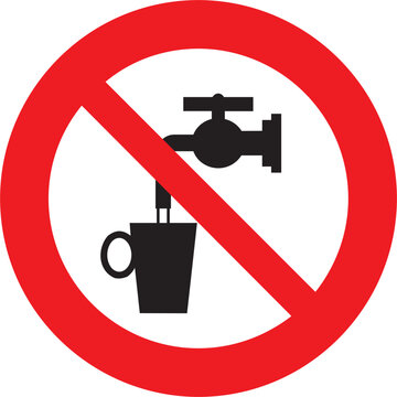 agua no potable, no beba esta agua, agua, atenci&oacute;n, precauci&oacute;n, prohibited, non-drinking water, do not drink this water, water, attention, caution 