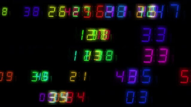 numbers and data background