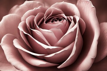 Generate an elegant portrayal of a single rose in soft, diffused lighting. 