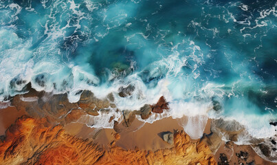 Abstract natural texture, earth texture, top view.