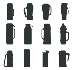 thermos vacuum flask silhouette